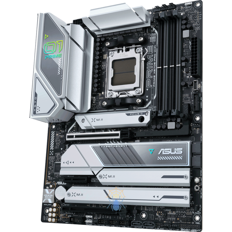 Материнская плата Asus PRIME X670E-PRO WIFI SocketAM5 AMD X670 4xDDR5 ATX AC`97 8ch(7.1) 2.5Gg RAID+HDMI+DP фото 3