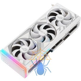 Видеокарта Asus PCI-E 4.0 ROG-STRIX-RTX4080S-O16G-WHITE NVIDIA GeForce RTX 4080 Super 16Gb 256bit GDDR6X 2640/23000 HDMIx2 DPx3 HDCP Ret фото 3