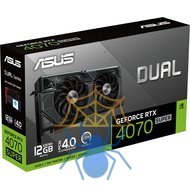 Видеокарта Asus PCI-E 4.0 DUAL-RTX4070S-12G NVIDIA GeForce RTX 4070 Super 12Gb 192bit GDDR6X 2475/21000 HDMIx1 DPx3 HDCP Ret фото 13