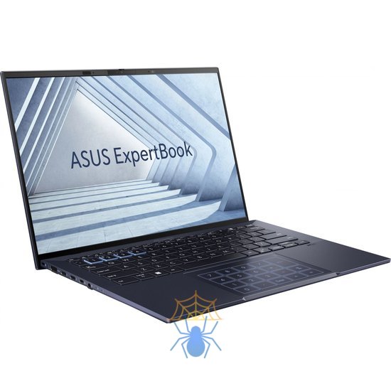 Ноутбук Asus ExpertBook B9 B9403CVA-KM0499X Core i7 1355U 16Gb SSD1Tb Intel Iris Xe graphics 14" OLED WQXGA+ (2880x1800) Windows 11 Professional black WiFi BT Cam Bag (90NX05W1-M00NJ0) фото 3