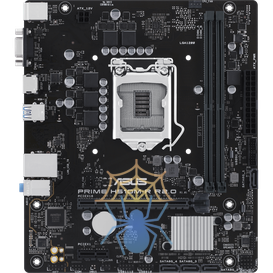 Материнская плата Asus PRIME H510M-R R2.0-SI Soc-1200 Intel H470 2xDDR4 mATX AC`97 8ch(7.1) GbLAN+VGA+HDMI White Box фото