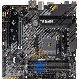 Материнская плата Asus TUF GAMING B450M-PRO S Soc-AM4 AMD B450 4xDDR4 mATX AC`97 8ch(7.1) 2.5Gg RAID+HDMI+DP фото