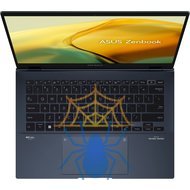 Ноутбук Asus Zenbook 14 UX3402VA-KP696 Core i5 13500H 16Gb SSD512Gb Intel Iris Xe graphics 14" IPS WQXGA (2560x1600) noOS blue WiFi BT Cam Bag (90NB10G1-M014W0) фото 4