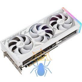 Видеокарта Asus PCI-E 4.0 ROG-STRIX-RTX4080S-O16G-WHITE NVIDIA GeForce RTX 4080 Super 16Gb 256bit GDDR6X 2640/23000 HDMIx2 DPx3 HDCP Ret фото 2