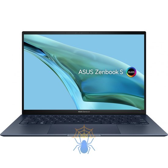 Ноутбук Asus Zenbook S UX5304MA-NQ172 Core Ultra 7 155U 16Gb SSD1Tb Intel Graphics 13.3" OLED 3K (2880x1800) noOS blue WiFi BT Cam Bag (90NB12V3-M00B20) фото