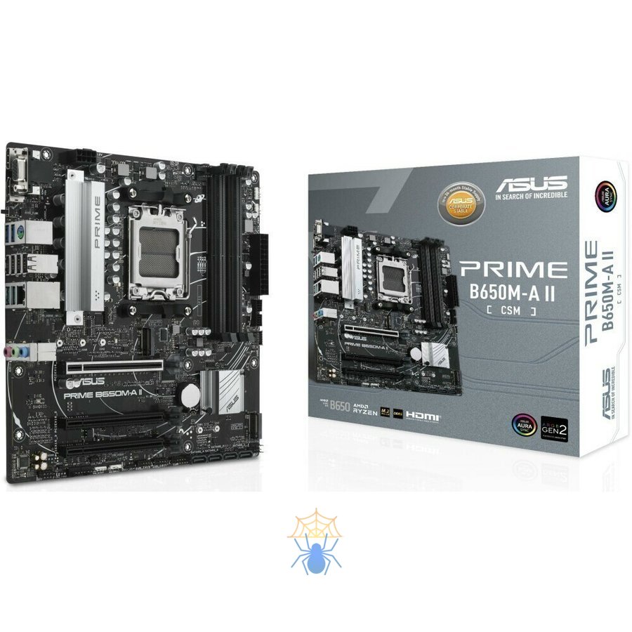 Материнская плата Asus PRIME B650M-A II-CSM SocketAM5 AMD B650 4xDDR5 mATX AC`97 8ch(7.1) 2.5Gg RAID+VGA+HDMI+DP фото 5