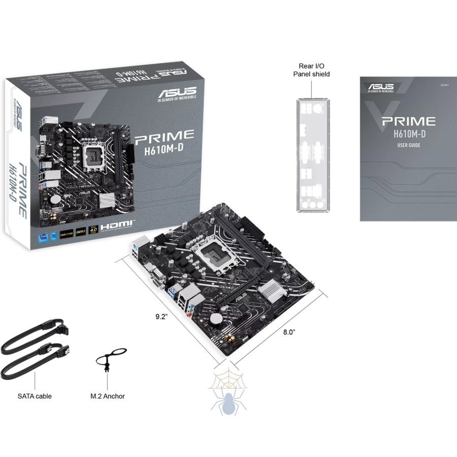 Материнская плата Asus PRIME H610M-D Soc-1700 Intel H610 2xDDR5 mATX AC`97 8ch(7.1) GbLAN+VGA+HDMI фото 5