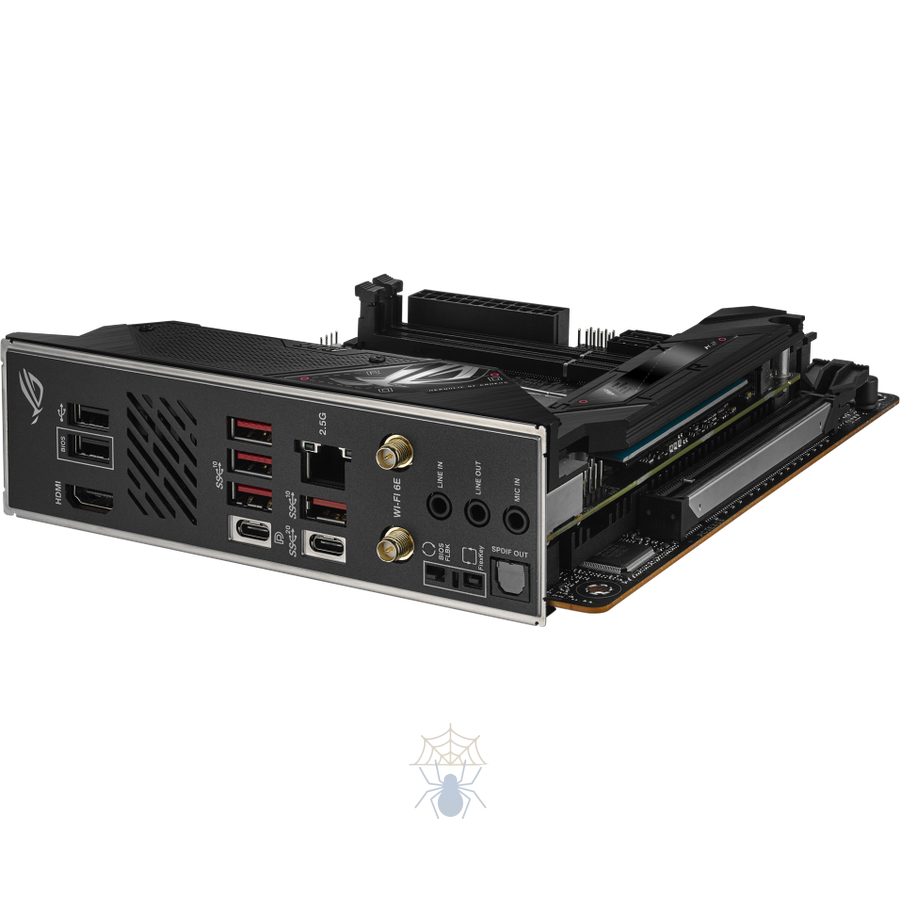 Материнская плата Asus ROG STRIX B650E-I GAMING WIFI SocketAM5 AMD B650 2xDDR5 mini-ITX AC`97 8ch(7.1) 2.5Gg RAID+HDMI фото 4