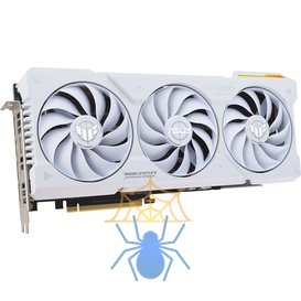 Видеокарта Asus PCI-E 4.0 TUF-RTX4070TIS-O16G-WHITE-GAMING NVIDIA GeForce RTX 4070TI Super 16Gb 192bit GDDR6X 2640/21000 HDMIx2 DPx3 HDCP Ret фото 4