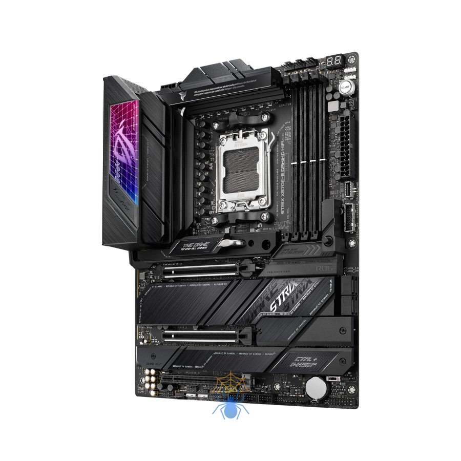 Материнская плата Asus ROG STRIX X670E-E GAMING WIFI SocketAM5 AMD X670 4xDDR5 ATX AC`97 8ch(7.1) 2.5Gg RAID+HDMI+DP фото 3