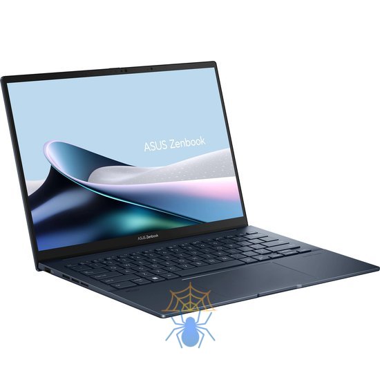 Ноутбук Asus Zenbook 14 OLED UX3405MA-QD489 Core Ultra 5 125H 16Gb SSD1Tb Intel Arc 14" OLED FHD+ (1920x1200) noOS blue WiFi BT Cam Bag (90NB11R1-M00ST0) фото 3