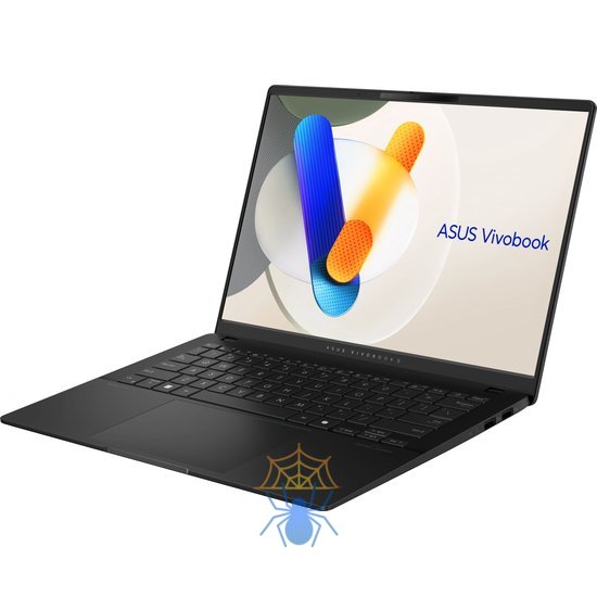 Ноутбук Asus VivoBook S14 OLED M5406NA-QD109 Ryzen 5 7535HS 16Gb SSD1Tb AMD Radeon 14" OLED WUXGA (1920x1200) noOS black WiFi BT Cam (90NB1493-M006B0) фото 3