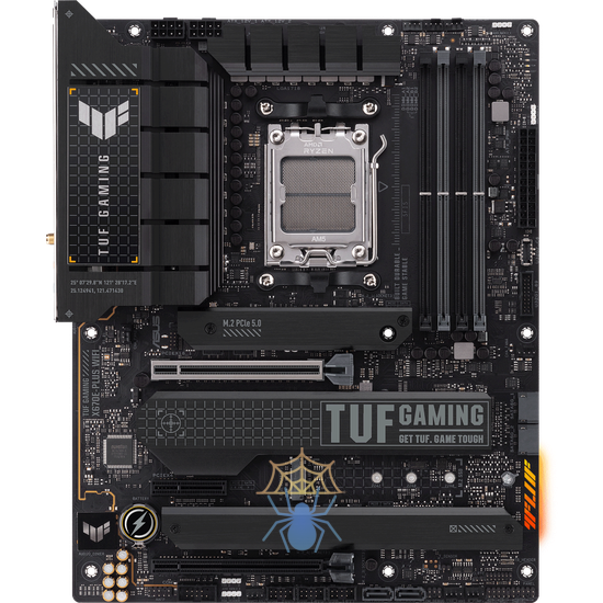 Материнская плата Asus TUF GAMING X670E-PLUS WIFI SocketAM5 AMD X670 4xDDR5 ATX AC`97 8ch(7.1) 2.5Gg RAID+HDMI+DP фото