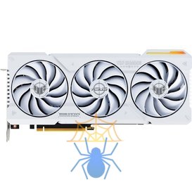 Видеокарта Asus PCI-E 4.0 TUF-RTX4070TIS-O16G-WHITE-GAMING NVIDIA GeForce RTX 4070TI Super 16Gb 192bit GDDR6X 2640/21000 HDMIx2 DPx3 HDCP Ret фото