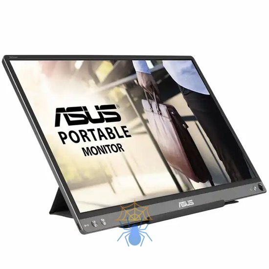 Монитор Asus 15.6" Portable MB16ACE темно-серый IPS LED 16:9 матовая 250cd 178гр/178гр 1920x1080 FHD USB фото