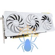 Видеокарта Asus PCI-E 4.0 TUF-RTX4070TIS-O16G-BTF-WHITE NVIDIA GeForce RTX 4070TI Super 16Gb 192bit GDDR6X 2640/21000 HDMIx2 DPx3 HDCP Ret фото 4