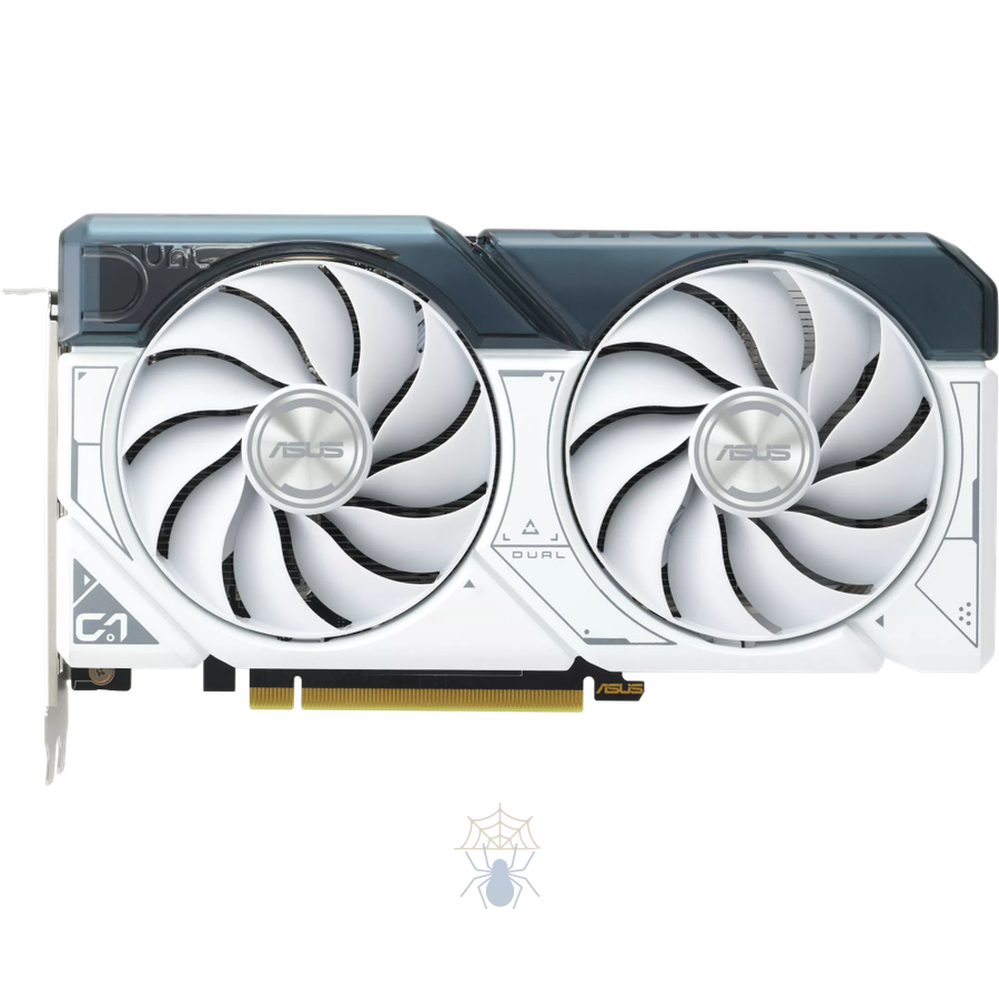 Видеокарта Asus PCI-E 4.0 DUAL-RTX4060TI-O8G-WHITE NVIDIA GeForce RTX 4060TI 8Gb 128bit GDDR6 2565/18000 HDMIx1 DPx3 HDCP Ret фото 2