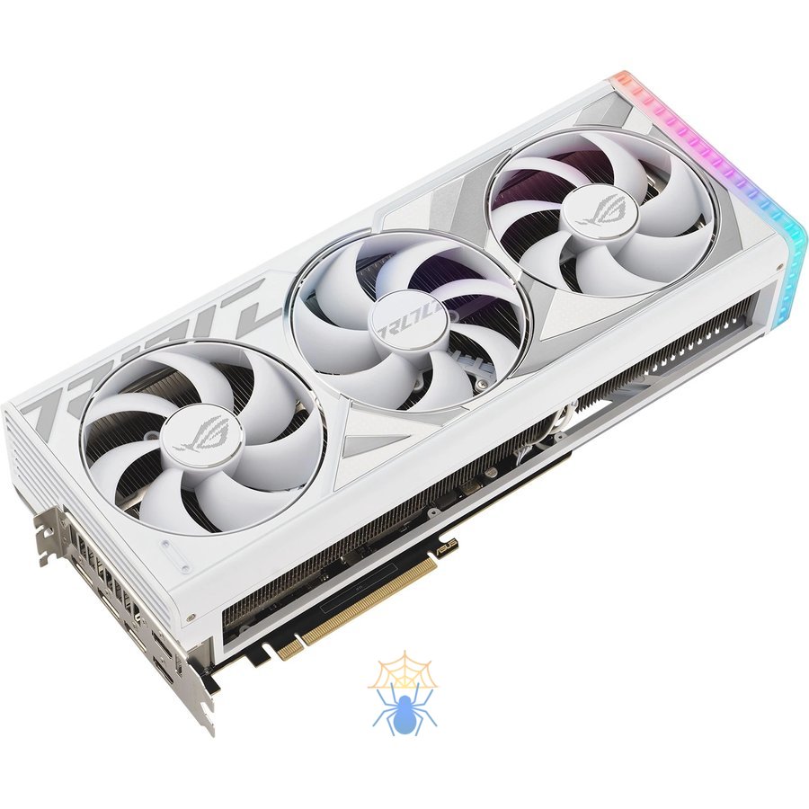 Видеокарта Asus PCI-E 4.0 ROG-STRIX-RTX4080S-O16G-WHITE NVIDIA GeForce RTX 4080 Super 16Gb 256bit GDDR6X 2640/23000 HDMIx2 DPx3 HDCP Ret фото 2