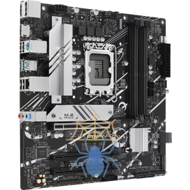 Материнская плата ASUS PRIME B760M-A D4-CSM, LGA1700, B760, 4*DDR4, 4*SATA, 2*M.2, 2*USB 3.2, 4*USB 2.0, 3*PCIx16, 2*PCIx1, DP+HDMI, mATX; 90MB1D00-M0EAYC фото 2