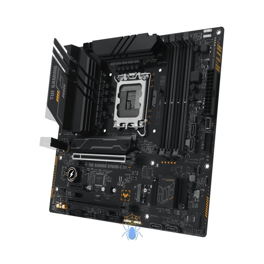 Материнская плата Asus TUF GAMING B760M-E D4 Soc-1700 Intel B760 4xDDR4 mATX AC`97 8ch(7.1) 2.5Gg RAID+HDMI+DP фото 3