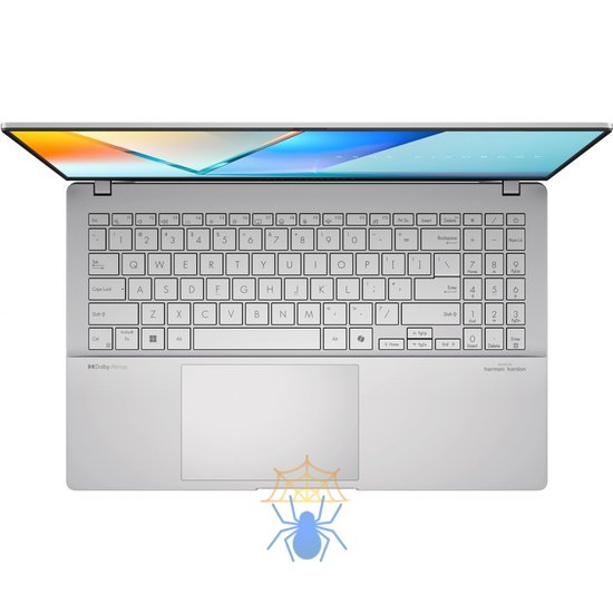 Ноутбук Asus Vivobook S 15 OLED S5507QA-MA052W Snapdragon X Elite X1E 78 100 32Gb SSD1Tb Qualcomm Adreno 15.6" OLED 3K (2880x1620) Windows 11 Home silver WiFi BT Cam (90NB14Q2-M00630) фото 5