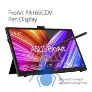 Монитор Asus 15.6" ProArt PA169CDV черный IPS LED 10ms 16:9 HDMI M/M матовая Piv 450cd 178гр/178гр 3840x2160 60Hz 4K USB 1.07кг фото 2