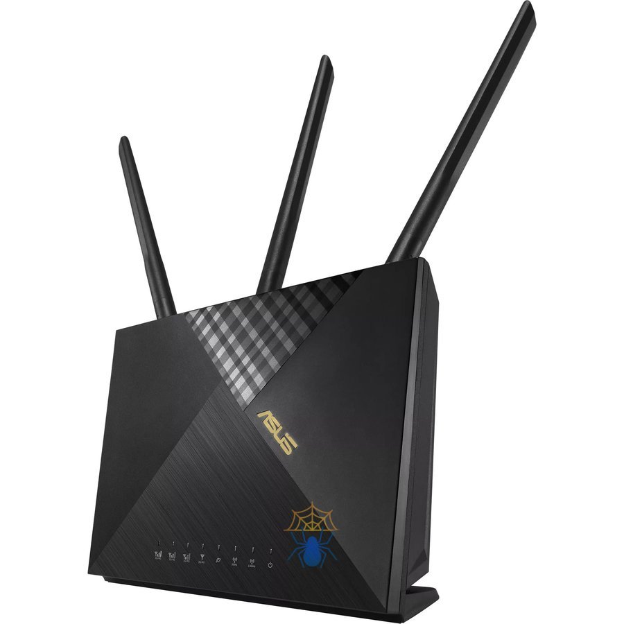 Роутер беспроводной Asus 4G-AX56 AX1800 10/100/1000BASE-TX/4G cat.6 черный фото 2