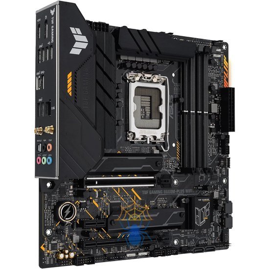 Материнская плата Asus TUF GAMING B660M-PLUS WIFI Soc-1700 Intel B660 4xDDR5 mATX AC`97 8ch(7.1) 2.5Gg RAID+HDMI+DP фото 3