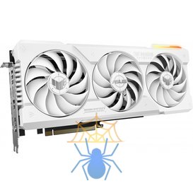 Видеокарта Asus PCI-E 4.0 TUF-RTX4070TIS-O16G-WHITE-GAMING NVIDIA GeForce RTX 4070TI Super 16Gb 192bit GDDR6X 2640/21000 HDMIx2 DPx3 HDCP Ret фото 5