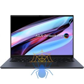 Ноутбук Asus Zenbook Pro 14 OLED UX6404VI-P1125X Core i9 13900H 32Gb SSD2Tb NVIDIA GeForce RTX4070 8Gb 14.5" OLED Touch 2.8K (2880x1800) Windows 11 Professional black WiFi BT Cam Bag (90NB0Z81-M00560) фото