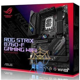 Материнская плата Asus ROG STRIX B760-F GAMING WIFI Soc-1700 Intel B760 4xDDR5 ATX AC`97 8ch(7.1) 2.5Gg RAID+HDMI+DP фото 8