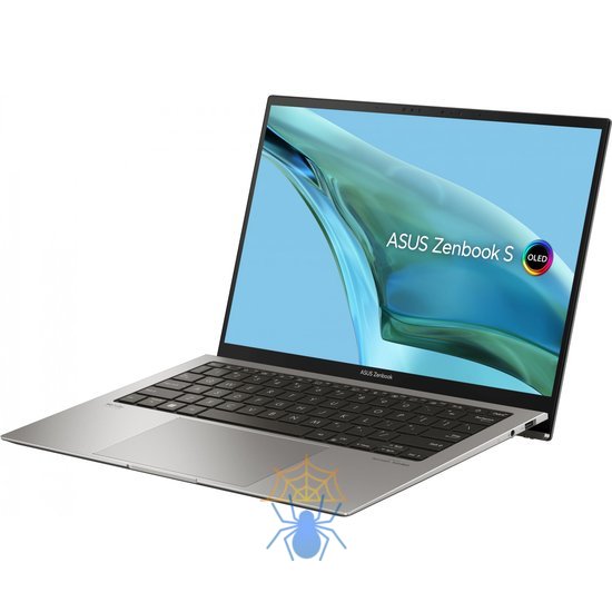 Ноутбук Asus Zenbook S UX5304MA-NQ138W Core Ultra 7 155U 16Gb SSD1Tb Intel Graphics 13.3" OLED 3K (2880x1800) Windows 11 Home grey WiFi BT Cam Bag (90NB12V2-M008F0) фото 2