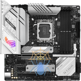 Материнская плата Asus ROG STRIX B760-G GAMING WIFI Soc-1700 Intel B760 4xDDR5 mATX AC`97 8ch(7.1) 2.5Gg RAID+HDMI+DP фото