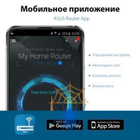 Роутер беспроводной Asus RT-AX88U PRO AX6000 10/100/1000/2500BASE-TX/4G ready черный фото 8