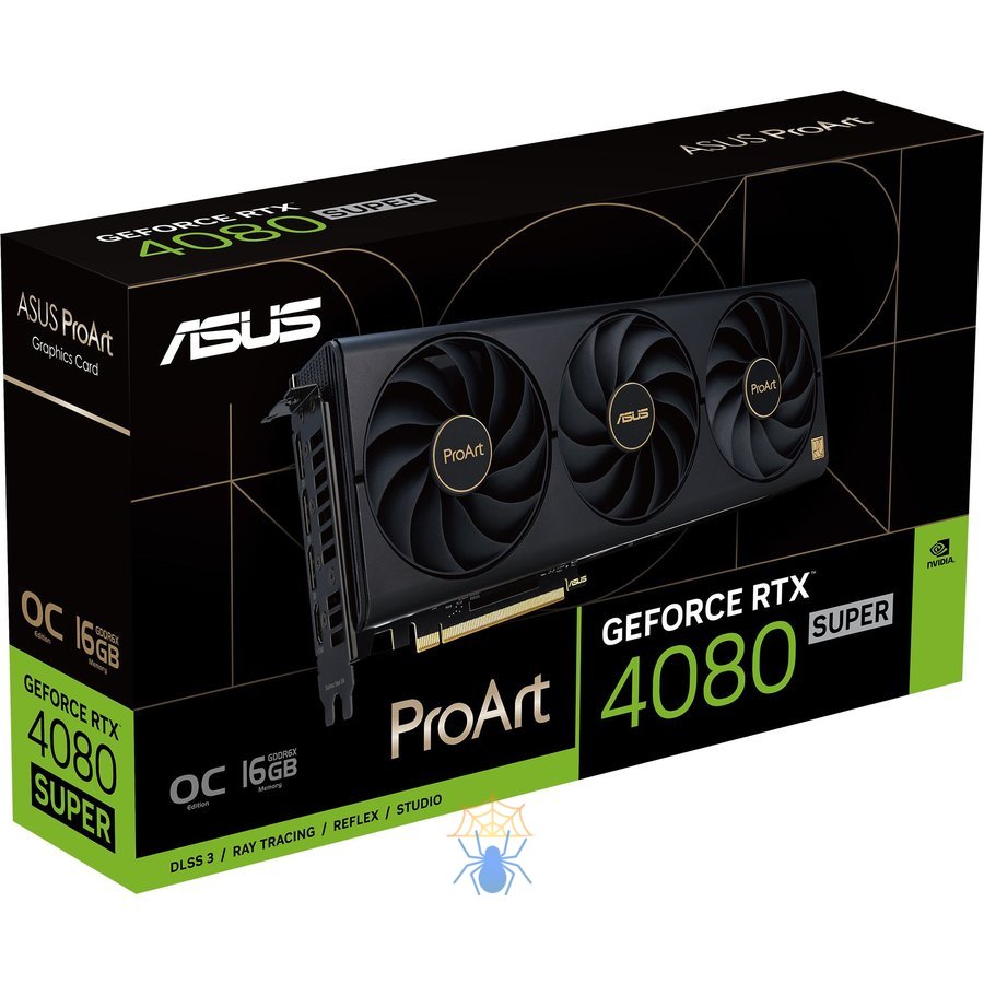 Видеокарта Asus PCI-E 4.0 PROART-RTX4080S-O16G NVIDIA GeForce RTX 4080 Super 16Gb 256bit GDDR6X 2610/23000 HDMIx1 DPx3 HDCP Ret фото 14