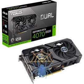 Видеокарта Asus PCI-E 4.0 DUAL-RTX4070S-12G-EVO NVIDIA GeForce RTX 4070 Super 12Gb 192bit GDDR6X 2475/21000 HDMIx1 DPx3 HDCP Ret фото 12