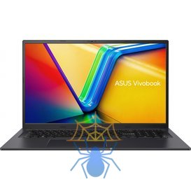 Ноутбук Asus VivoBook 17X M3704YA-AU052 Ryzen 7 7730U 16Gb SSD512Gb AMD Radeon 17.3" IPS FHD (1920x1080) noOS black WiFi BT Cam (90NB1192-M00200) фото