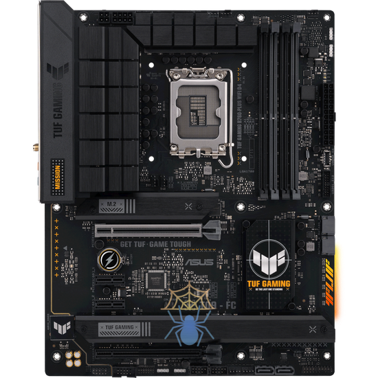 Материнская плата Asus TUF GAMING B760-PLUS WIFI D4 Soc-1700 Intel B760 4xDDR4 ATX AC`97 8ch(7.1) 2.5Gg RAID+HDMI+DP фото