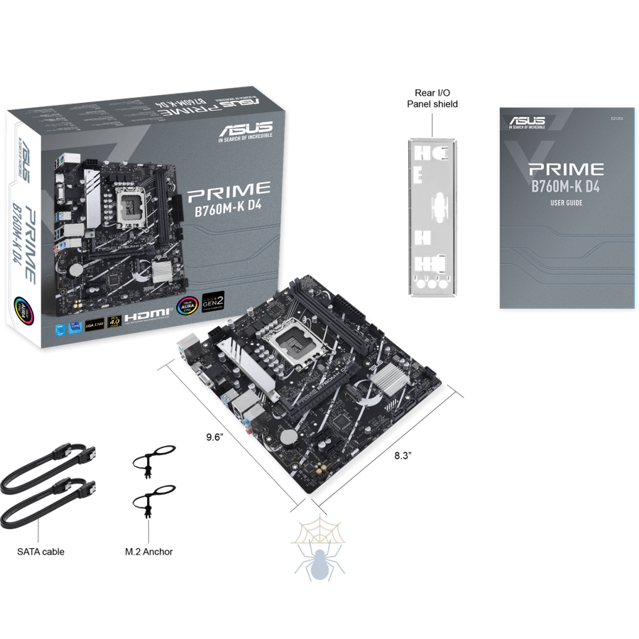 Материнская плата Asus PRIME B760M-K D4 Soc-1700 Intel B760 2xDDR4 mATX AC`97 8ch(7.1) GbLAN RAID+VGA+HDMI фото 5