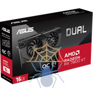 Видеокарта Asus PCI-E 4.0 DUAL-RX7800XT-O16G AMD Radeon RX 7800XT 16Gb 256bit GDDR6 2169/19500 HDMIx1 DPx3 HDCP Ret фото 13