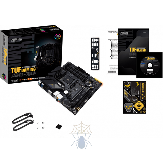 Материнская плата Asus TUF GAMING B550M-PLUS Soc-AM4 AMD B550 4xDDR4 mATX AC`97 8ch(7.1) 2.5Gg RAID+HDMI+DP фото 4