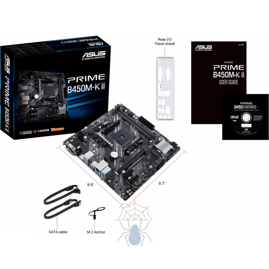 Материнская плата Asus PRIME B450M-K II Soc-AM4 AMD B450 2xDDR4 mATX AC`97 8ch(7.1) GbLAN RAID+VGA+DVI+HDMI фото 5