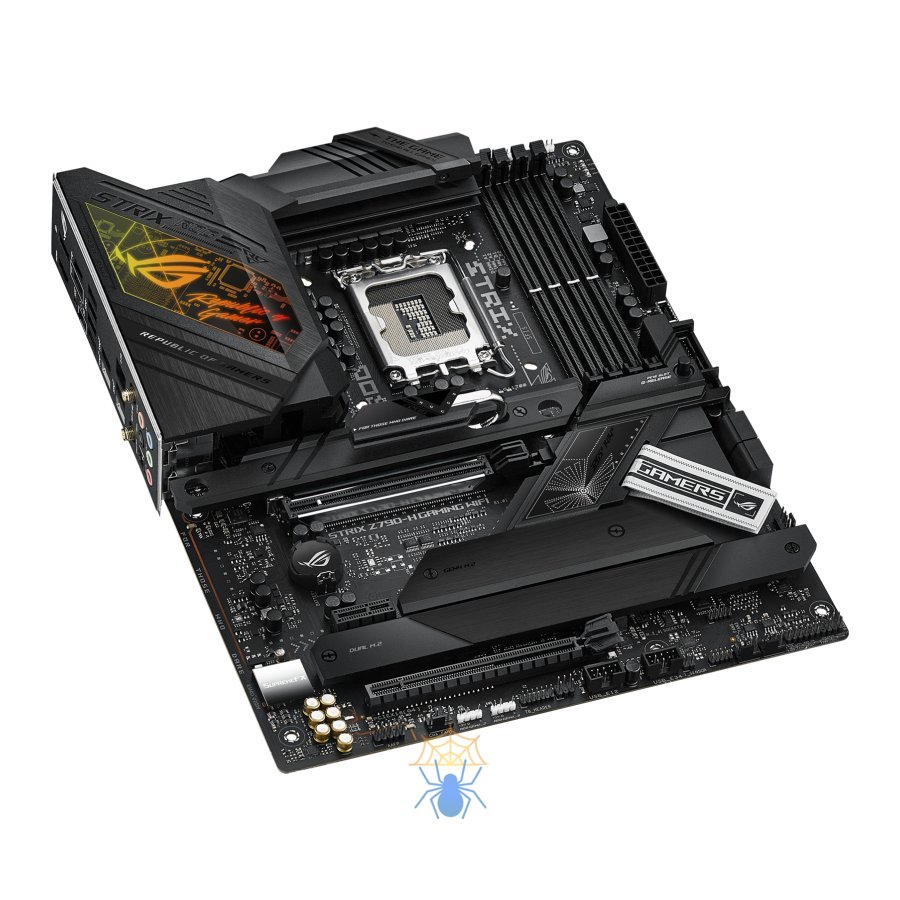 Материнская плата ASUS ROG STRIX Z790-H GAMING WIFI,  LGA1700, Z790, 4*DDR5, 4*SATA, 4*M.2, 6*USB 3.2, 2*USB 2.0, Type-C, 2*PCIx16, 1*PCIx1, DP+HDMI, ATX; 90MB1E10-M0EAY0 фото 4