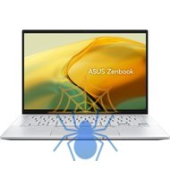 Ноутбук Asus Zenbook 14 UX3402VA-KP697 Core i5 13500H 16Gb SSD512Gb Intel Iris Xe graphics 14" IPS WQXGA (2560x1600) noOS silver WiFi BT Cam Bag (90NB10G6-M014Z0) фото