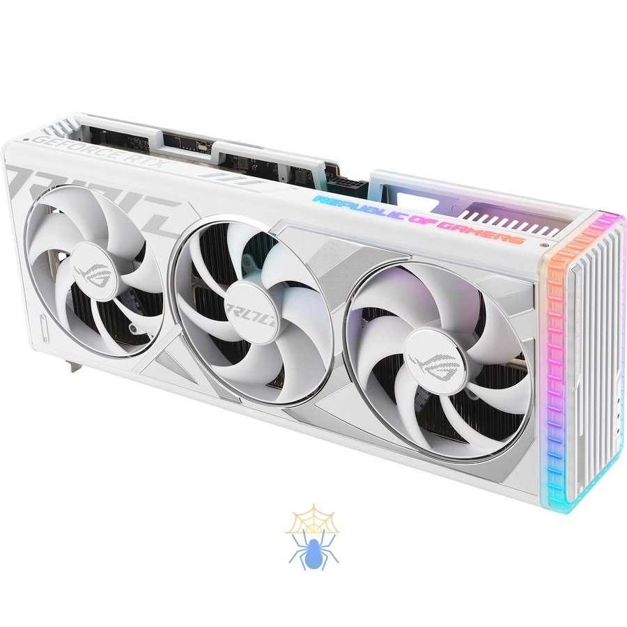 Видеокарта Asus PCI-E 4.0 ROG-STRIX-RTX4080S-O16G-WHITE NVIDIA GeForce RTX 4080 Super 16Gb 256bit GDDR6X 2640/23000 HDMIx2 DPx3 HDCP Ret фото 4