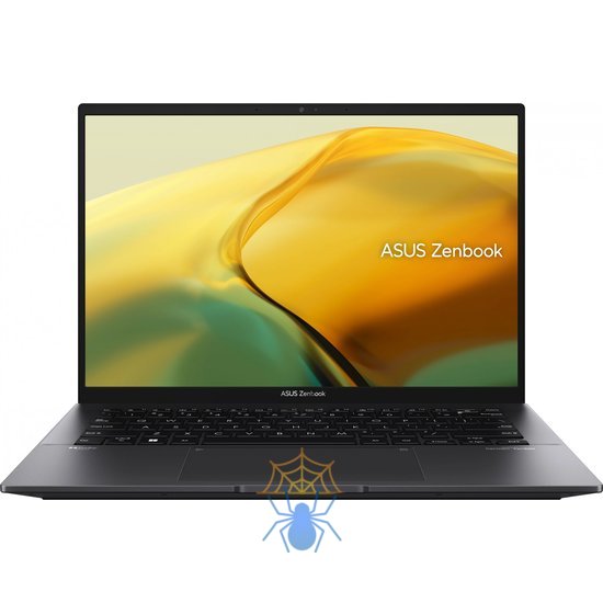 Ноутбук Asus Zenbook 14 UM3402YA-KP854 Ryzen 5 7430U 16Gb SSD512Gb AMD Radeon 14" IPS WQXGA (2560x1600) noOS black WiFi BT Cam Bag (90NB0W95-M01KZ0) фото