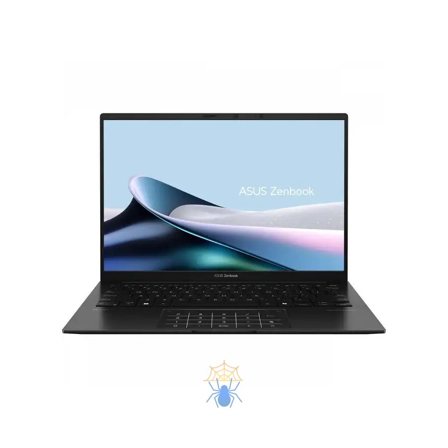 Ноутбук Asus Zenbook 14 OLED UM3406HA-QD015W Ryzen 7 8840HS 16Gb SSD1Tb AMD Radeon 14" OLED FHD+ (1920x1200) Windows 11 Home black WiFi BT Cam Bag (90NB1271-M003F0) фото 2