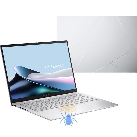 Ноутбук Asus Zenbook 14 OLED UX3405MA-QD488W Core Ultra 7 155H 16Gb SSD1Tb Intel Arc 14" OLED FHD+ (1920x1200) Windows 11 Home silver WiFi BT Cam Bag (90NB11R2-M00SS0) фото 10