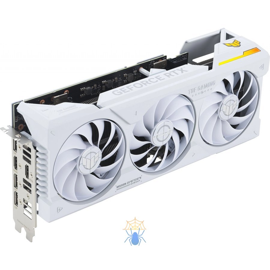 Видеокарта Asus PCI-E 4.0 TUF-RTX4070TIS-O16G-WHITE-GAMING NVIDIA GeForce RTX 4070TI Super 16Gb 192bit GDDR6X 2640/21000 HDMIx2 DPx3 HDCP Ret фото 6