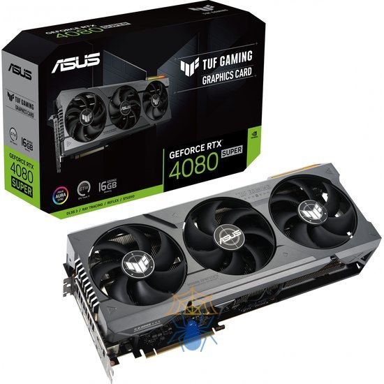 Видеокарта Asus PCI-E 4.0 TUF-RTX4080S-16G-GAMING NVIDIA GeForce RTX 4080 Super 16Gb 256bit GDDR6X 2550/23000 HDMIx2 DPx3 HDCP Ret фото 11